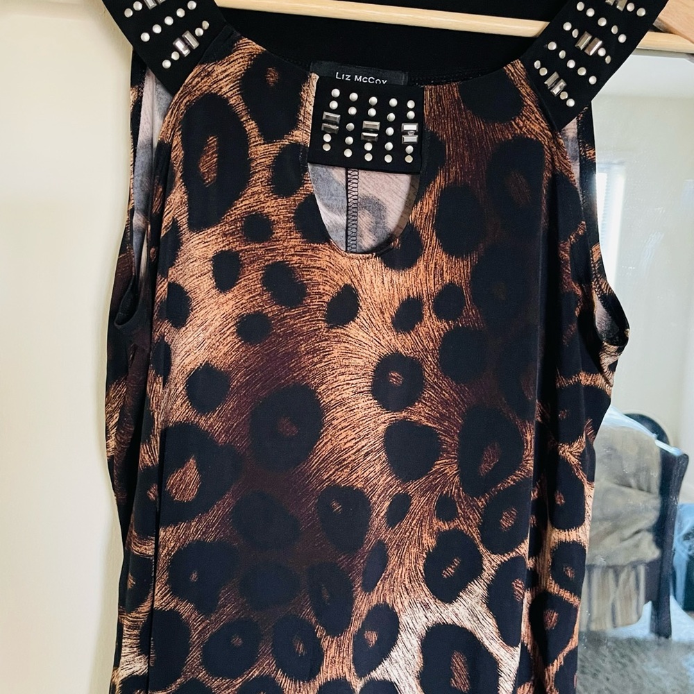 Leopard Top M, Leopard Print Top
